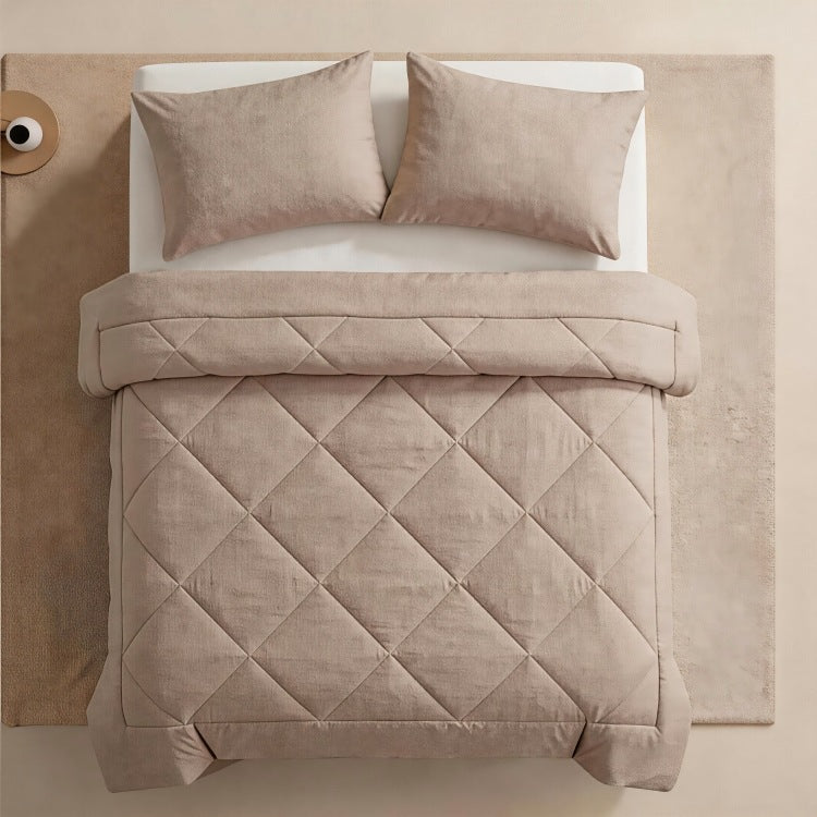 Somnella CloudNest comforter set in Blue